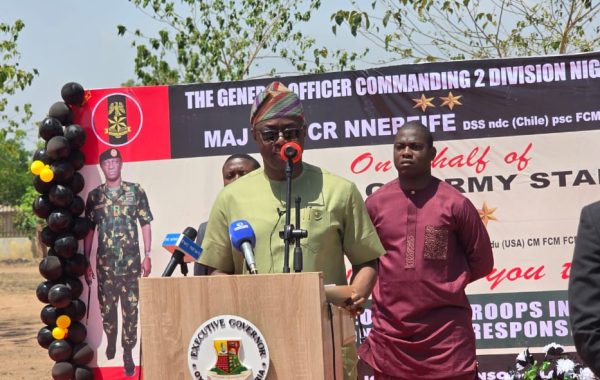 Welfare of troops must be prioritised, says Makinde…Celebrates Sallah with soldiers at Igbeti