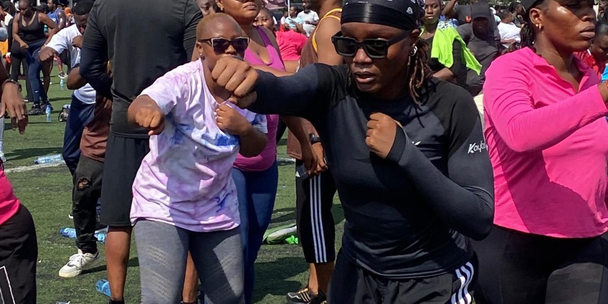 OVER 1500 RESIDENTS PARTICIPATE IN SWEAT IT IBADAN 9.0