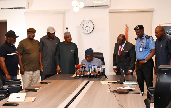 MAKINDE SIGNS EXECUTIVE ORDER REGULATING ACTIVITIES OF SECURITY-RELATED GROUPS INTO LAW