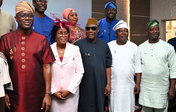 MAKINDE SWEARS IN NEW HOS DR FASINA,2 COMMISSIONERS